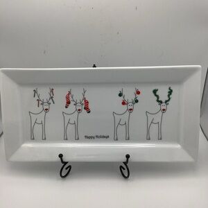 BIA Cordon Bleu Reindeer Rectangular Platter